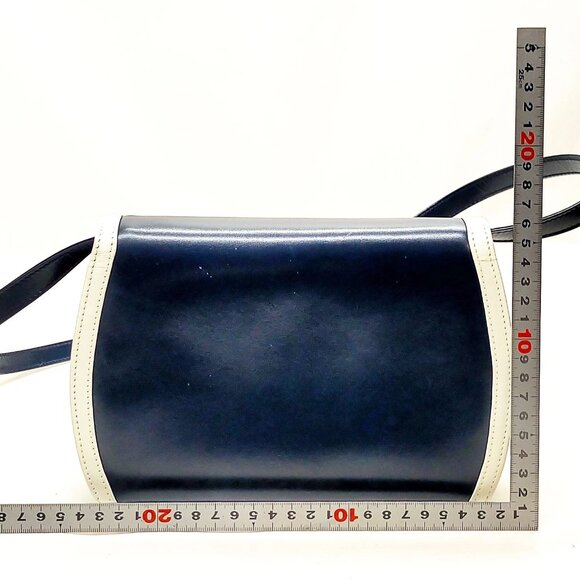 Gucci Navy Blue Leather Shoulder Bag mon427-101625 - Picture 2 of 16